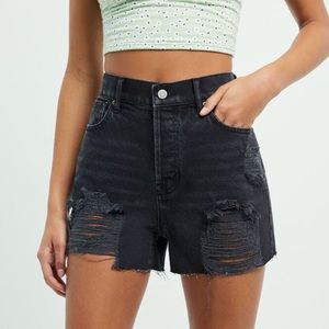 NWT DENIM HIGH WAISTED SHORTS
